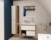 Комплект мебели для ванной комнаты подвесной Эстет Monaco Wood 800х476, 2 ящика