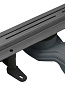 Душевой лоток CEZARES LUX-LD-80-GM 80см,оружейная сталь
