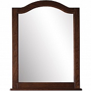 Зеркало ASB-Woodline Модерн 85 см с полочкой, орех антикварный,11232
