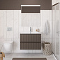 Тумба с раковиной подвесная BelBagno UNO-900-2C-SO-СO Бежевый матовый, раковина белая BB-8099-90