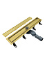Душевой лоток CEZARES SLIDER 80 см, SLIDER-LD-80-BORO брашированное золото