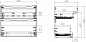 MARINO-H60 База под раковину подвесная с двумя выкатными ящиками, Rovere Nature, 700x450x600, MARINO-H60-700-2C-SO-RN-P