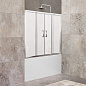 Шторка на ванну BelBagno UNIQUE-VF-2-150/180-140-M-Cr
