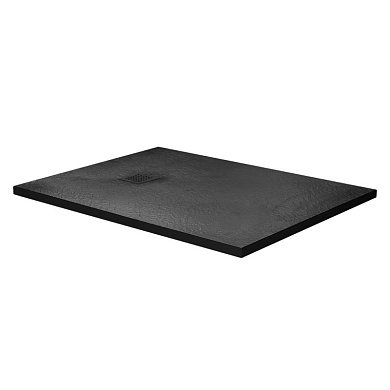 Поддон из искусственного мрамора BelBagno TRAY-MR-UNO-AH-120/80-35-NERO-NO