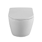 Унитаз подвесной безободковый с сиденьем BelBagno UNO 2.0 BB7306CHR/SC