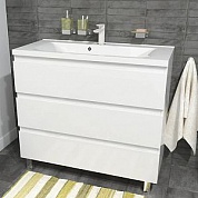Комплект мебели для ванной комнаты напольный Эстет Bali New 1000х450, 3 ящика