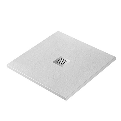 Поддон из искусственного мрамора BelBagno TRAY-MR-UNO-A-90-35-W-CR