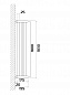 Полотенцесушитель водяной Приоритет MINI-3 хром 180x17,5 см