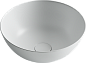 Умывальник чаша накладная круглая (цвет Белый Матовый) Ceramica Nova Element 358*358*155мм