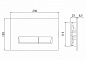 Унитаз подвесной с сиденьем BelBagno CADRO + Система инсталляции для унитазов с кнопкой смыва BB011-MR-CHROME.M