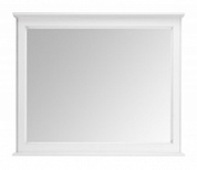 Зеркало ASB-Woodline Венеция 100 см, белый патина серебро, 11941