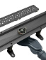 Душевой лоток CEZARES SLIDER 60 см, SLIDER-LD-60-GM оружейная сталь