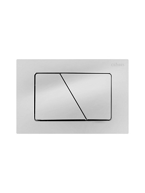 Кнопка смыва CEZARES ДУЭТ (DUET) CZR-210H-01-AF, матовый хром