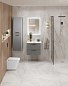 Тумба подвесная с керамической раковиной, Belbagno DUE, 50 см, Сатин DUE-500-2C-SO-SAT-P+BB-8076-3-50+RS333MBSN.4/160