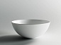 Умывальник чаша накладная круглая (цвет Белый Матовый) Ceramica Nova Element 358*358*155мм