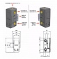 Монтажная коробка для встпаиваемых смесителей на 3 выхода (для ХХХ93KB и ХХ937KB) Remer RRBOX93