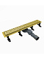 Душевой лоток CEZARES SLIDER 80 см, SLIDER-LD-80-BORO брашированное золото