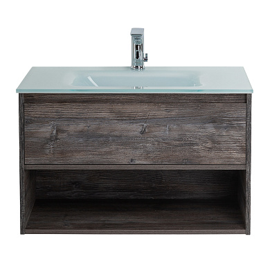Тумба с раковиной подвесная Belbagno KRAFT 800, Pino Pasadena, 800x460x500, KRAFT-800-1C-SO-PP/BB810/465-LV-VTR-BO