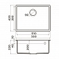 Мойка кухонная Omoikiri Tedori 54-U-GR 4993540 leningrad grey