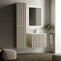 Тумба с керамической раковиной подвесная, SANCOS Snob R, 60 см Beige Soft SNR60CE+CN7011