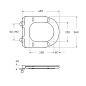Унитаз подвесной безободковый с сиденьем BelBagno UNO BB3105CHR/SC