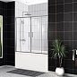 Душевая шторка на ванну BELBAGNO UNO-VF-2-170/145-C-Cr