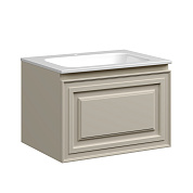 Very База под раковину подвесная с одним выкатным ящиком, 590х445х406 Beige Soft VR60CE