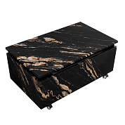 SLIDER Тумба нижняя с одним выкатным ящиком, Чёрный фьюжн 800x480x315, SLIDER-800-1C-PI-NF-P
