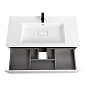 SLIDER База под раковину подвесная с одним выкатным ящиком, Bianco Opaco 996x476x299, SLIDER-1000-1C-SO-BO