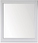 Зеркало ASB-Woodline Берта 85 см, белый патина серебро, 10121