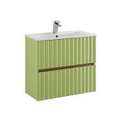 ELEGANT База под раковину подвесная с двумя выкатными ящиками, 60 см AM-ELEGANT-600-2C-SO-MN-P мята