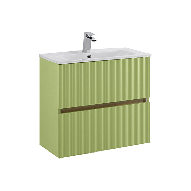 ELEGANT База под раковину подвесная с двумя выкатными ящиками, 60 см AM-ELEGANT-600-2C-SO-MN-P мята