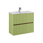 ELEGANT База под раковину подвесная с двумя выкатными ящиками, 60 см AM-ELEGANT-600-2C-SO-MN-P мята