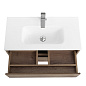Тумба с раковиной подвесная Belbagno KRAFT 39-800, Rovere Tabacco, 810х390х515, KRAFT 39-800/390-2C-SO-RT/BB800/390ETL