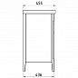 Комплект мебели для ванной комнаты напольный ASB-Woodline Монте 100 см