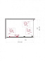 Душевой уголок BelBagno UNO-195-AHF-31-110/70-C-Cr