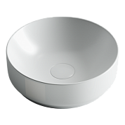 Умывальник чаша накладная круглая (цвет Белый Матовый) Ceramica Nova Element 355*355*125мм