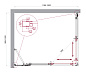 Душевой уголок BelBagno LUCE-AH-21-120/100-C-Cr