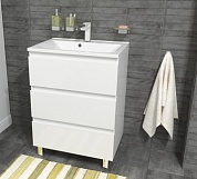 Комплект мебели для ванной комнаты напольный Эстет Bali New 750х450, 3 ящика