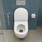 Унитаз подвесной безободковый с сиденьем и смывом ТОРНАДО BelBagno SENSO-TOR BB017CH-TOR/SC