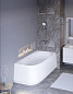 Акриловая ванна угловая правосторонняя CEZARES CZR-LUX-CORNER-165-80-58-R