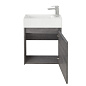 Тумба с раковиной подвесная Belbagno KRAFT MINI 500, Cemento Grigio, 494х256х500, KRAFT MINI-500/260-1A-SO-CG-R/7045-KL
