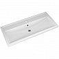 Комплект мебели для ванной комнаты подвесной ASB-Woodline Венеция 100, белый патина серебро