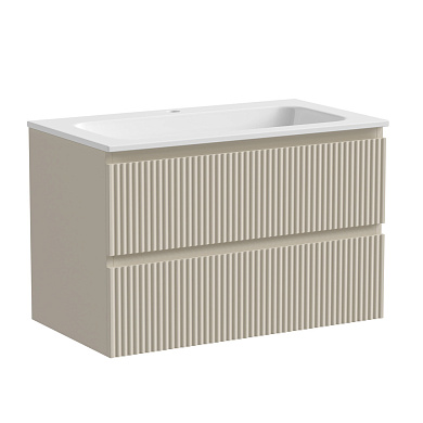 Snob R База под раковину подвесная с двумя выкатными ящиками, 790х445х500 Beige Soft SNR80CE