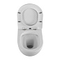 Унитаз подвесной безободковый с сиденьем BelBagno UNO 2.0 BB7306CHR/SC