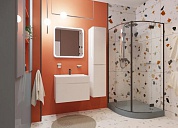 Комплект мебели для ванной комнаты подвесной Эстет Kare Luxe 700х450, 1 ящик