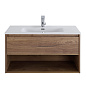 Тумба с раковиной подвесная Belbagno KRAFT 1000, Rovere Tabacco, 1000x460x500, KRAFT-1000-1C-SO-RT/BB1000ETL