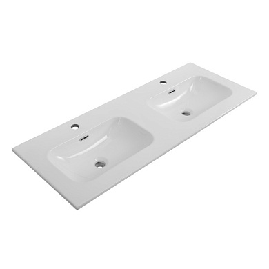 Раковина керамическая с двумя чашами CEZARES 120 см, CZR-8073-120-2