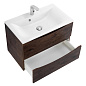 Тумба с раковиной подвесная BelBagno Marino 650 Rovere Moro, 650x450x530, MARINO-650-2C-SO-RW-P/BB650/450-LV-MR-PR
