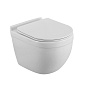 Унитаз подвесной безободковый с сиденьем и смывом ТОРНАДО BelBagno SENSO-TOR BB017CH-TOR/SC